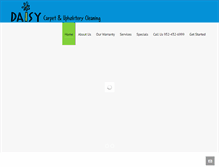 Tablet Screenshot of daisycarpetcleaning.com